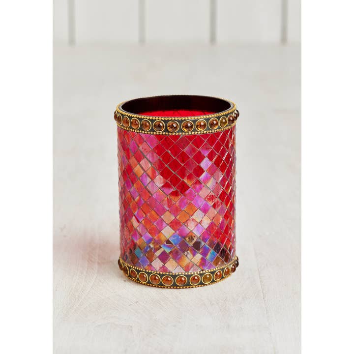 Namaste - Wholesale Candle Holder - Glass Mosaic Tealight Holder