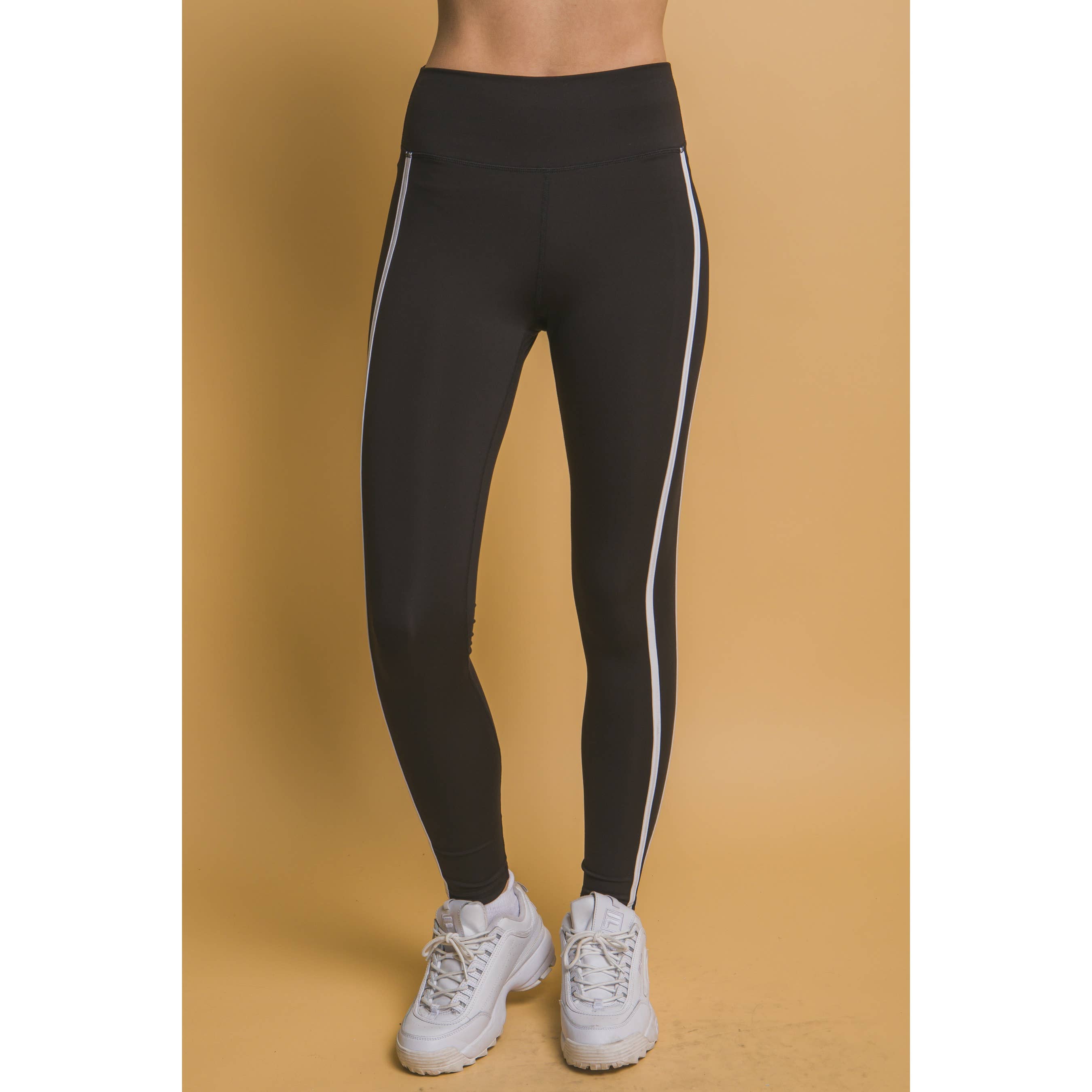 Style Up - Wholesale Athletic/Lounge Leggings - Women's - Side Stripe Leggings Pants7