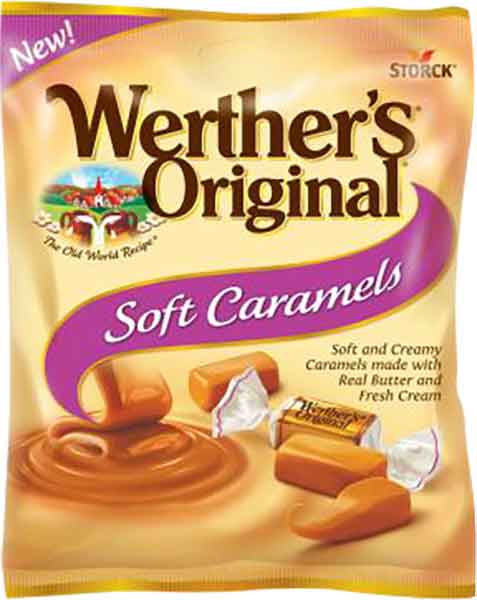 Hudson Meat Company - Wholesale Hard Candy - CANDY SOFT ORGINAL CRML     -     WERTHERS0