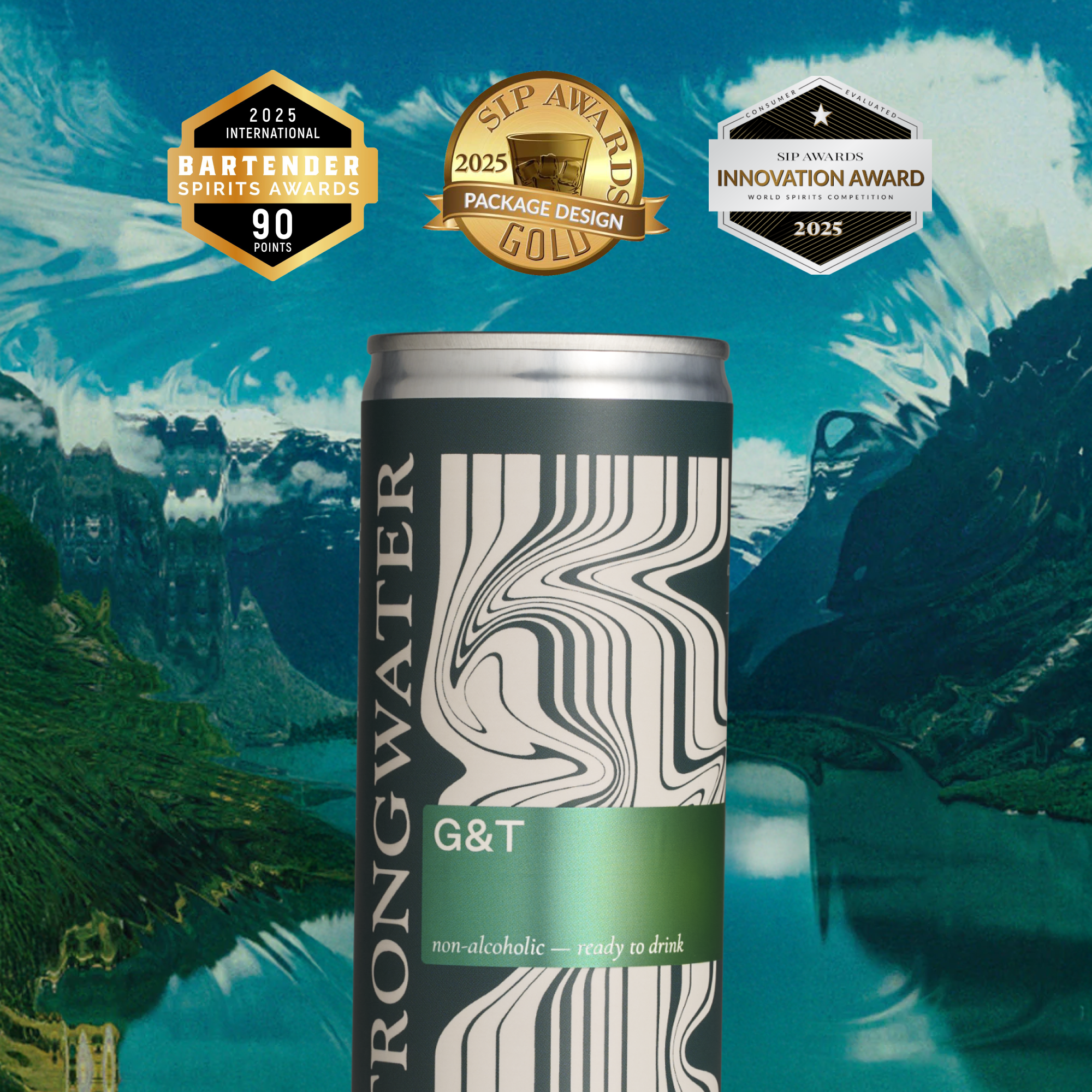 Strongwater - Wholesale Non-Alcoholic Aperitif/Mocktail - Sparkling NA G&T Mocktail6