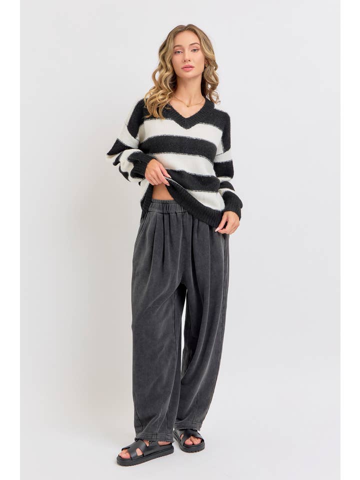 Sweet Lovely by Jen – wholesale Lounge Sweatpants/jogging bottoms – Women's – MINERAL WASHED SWEATPANTS IN FRENCH TERRY 33