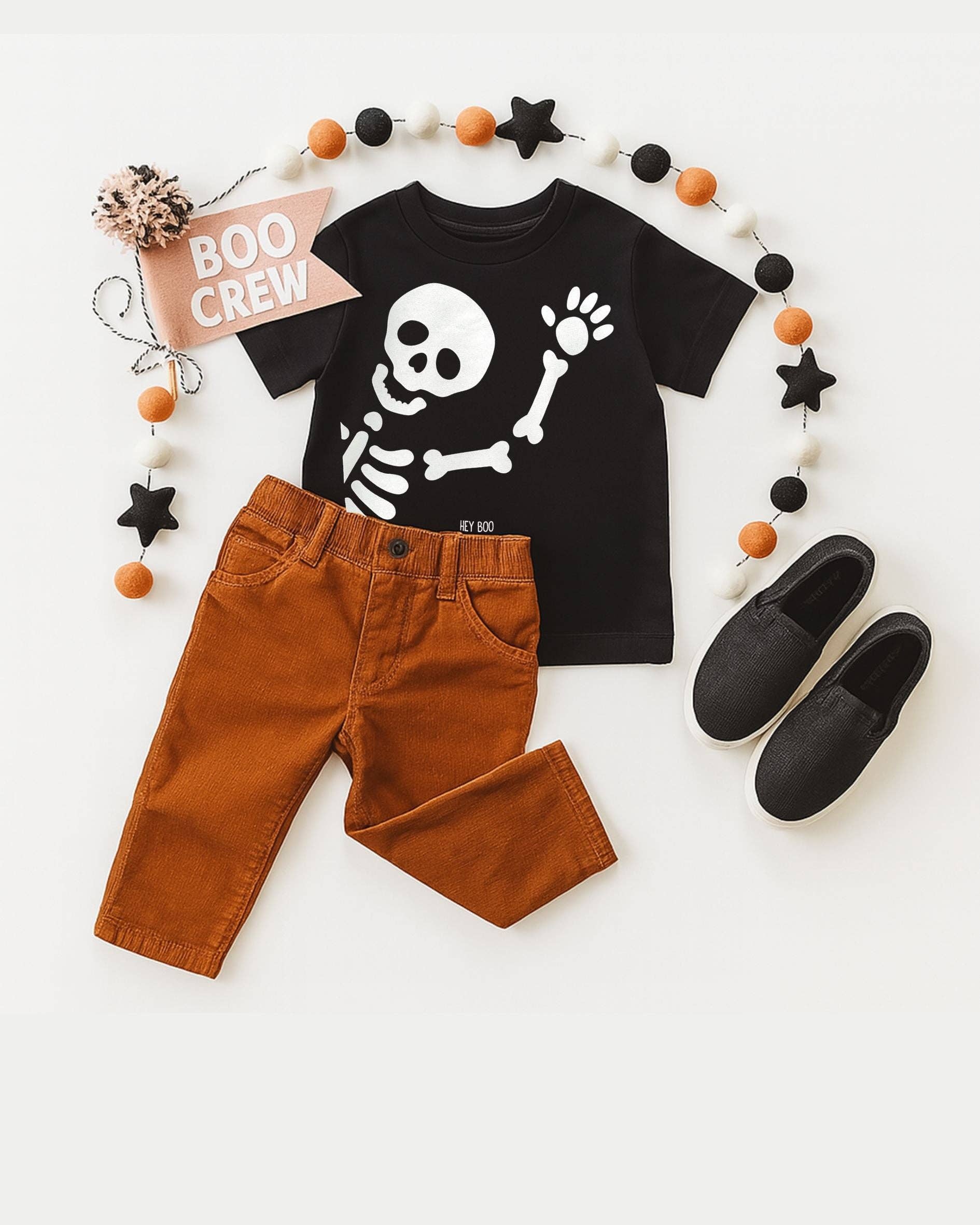 The Wishing Elephant - Wholesale Screen Printed T-Shirt - Kids - Skeleton Tee Shirt, Halloween, Glow in the Dark
2