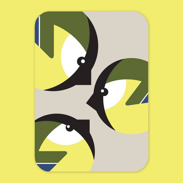 Carte Mésanges pour la vente par Burones