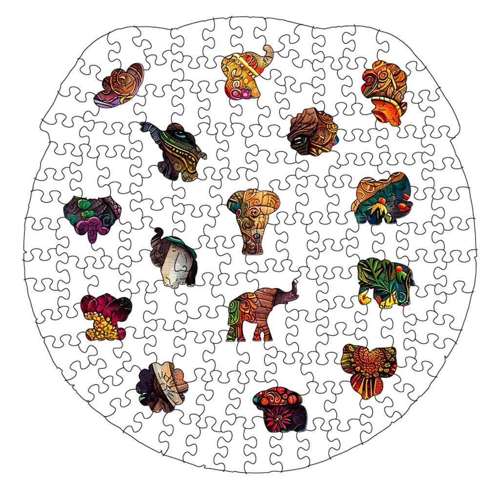 Crafthub - Wholesale Puzzle - Adult - Enchanted Elephant - Jigsaw Puzzle1