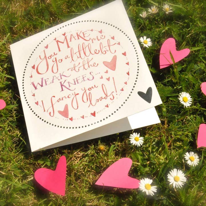 I fancy you greetings card for wholesale by Dippy egg