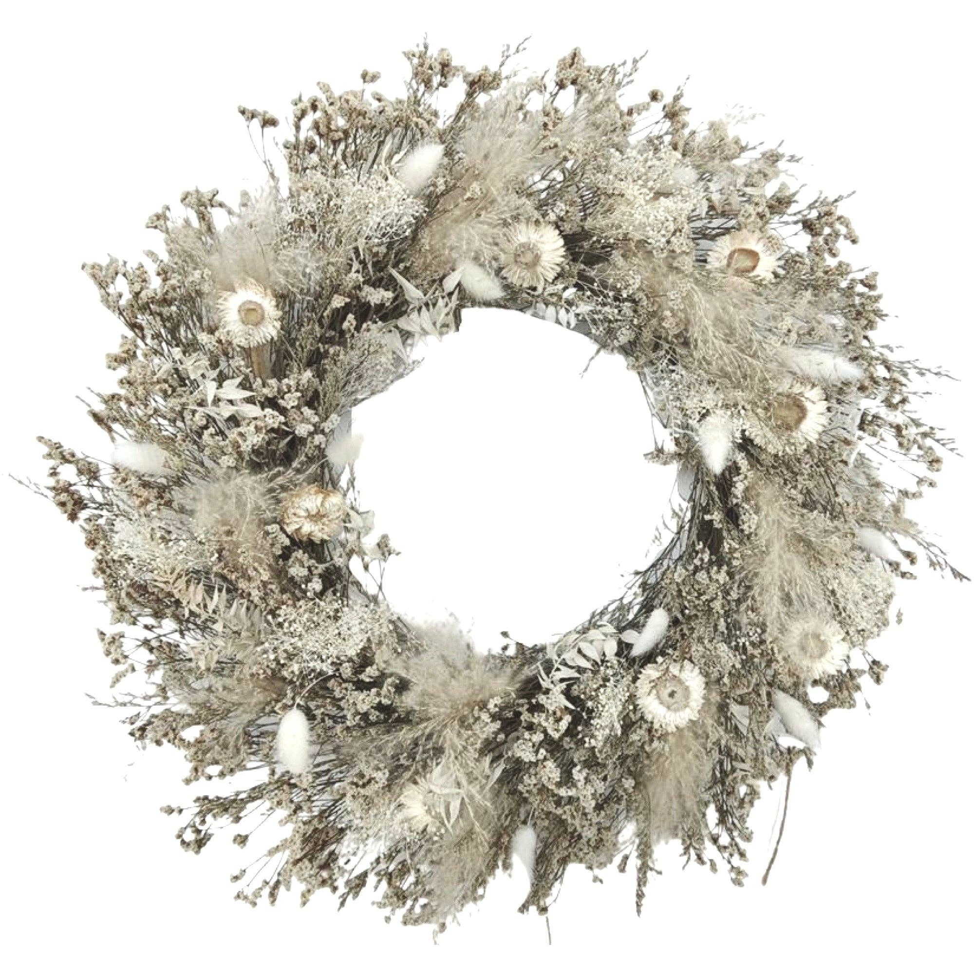 Lu home – wholesale Wreath – Lu home The Earthy Floral Wildflower Wreath - 22”0