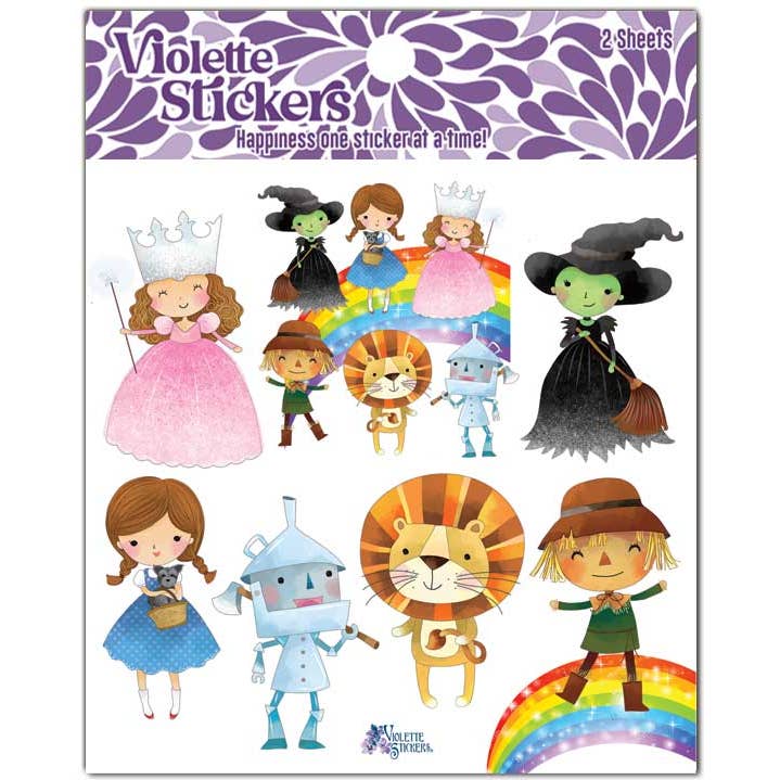 Violette Stickers - Wholesale Sticker - Kids & Baby - K69 Wiz of Oz Stickers