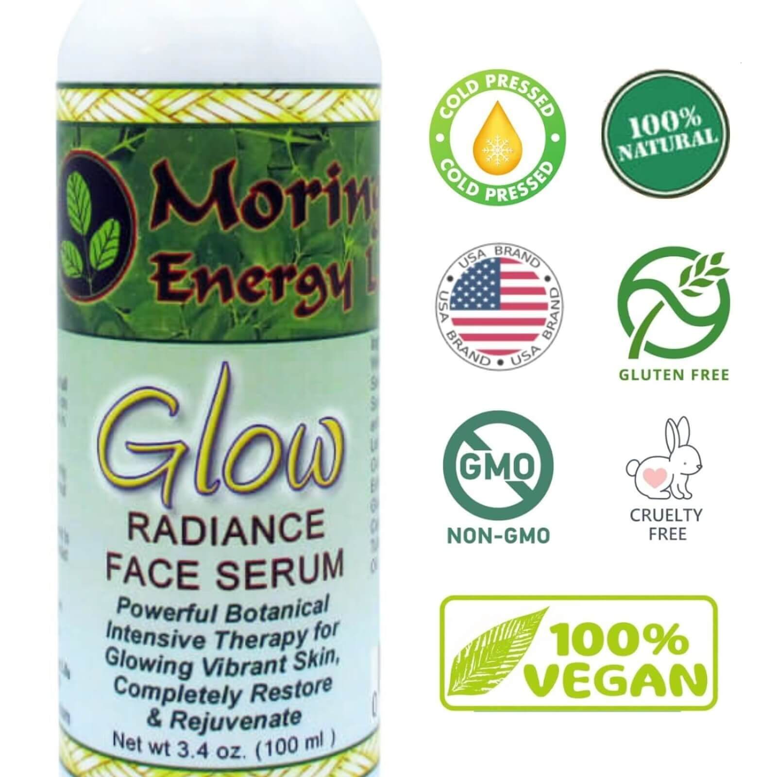 Moringa Energy Life – wholesale Ansiktsserum/-koncentrat – Moringa Glow Radiance Ansikte Serum, 3,4 Fl Oz1
