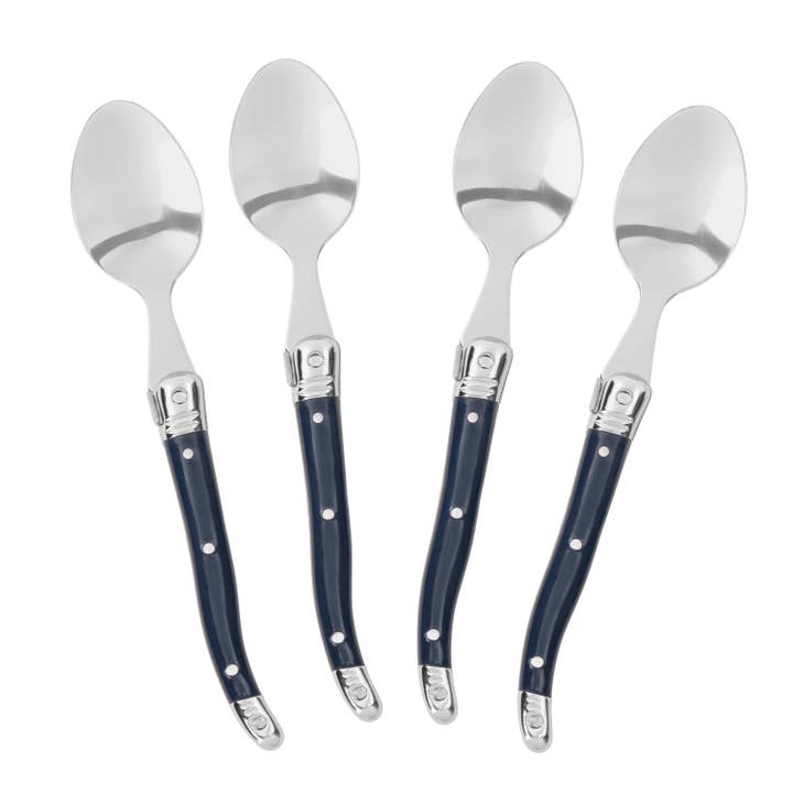 French Home Laguiole Coffee Spoons, Set of 4, Navy for wholesale by French Home
