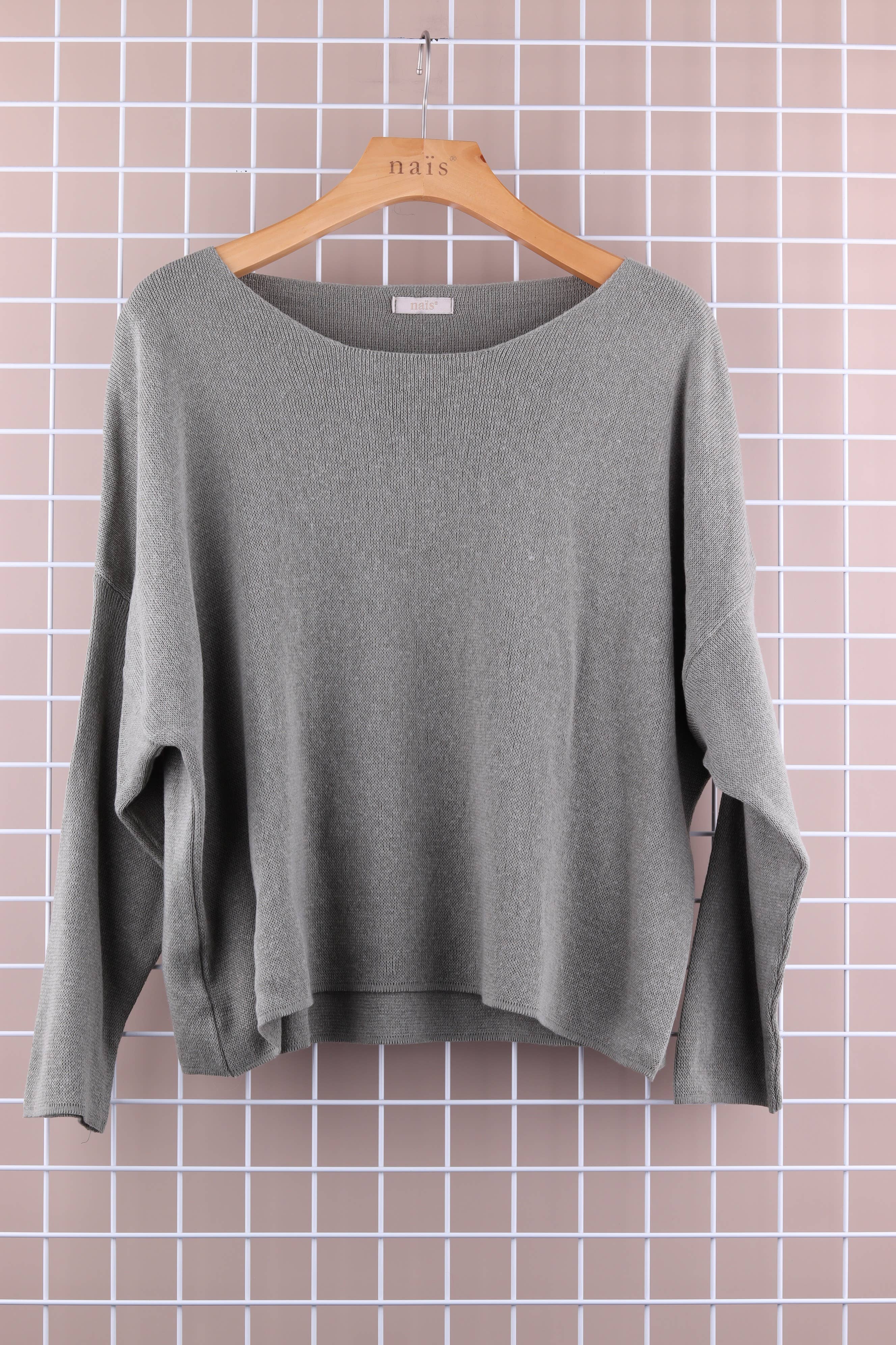 NAÏS PARIS - Vente Pull en maille – femme - PULL COL ROND COURT5