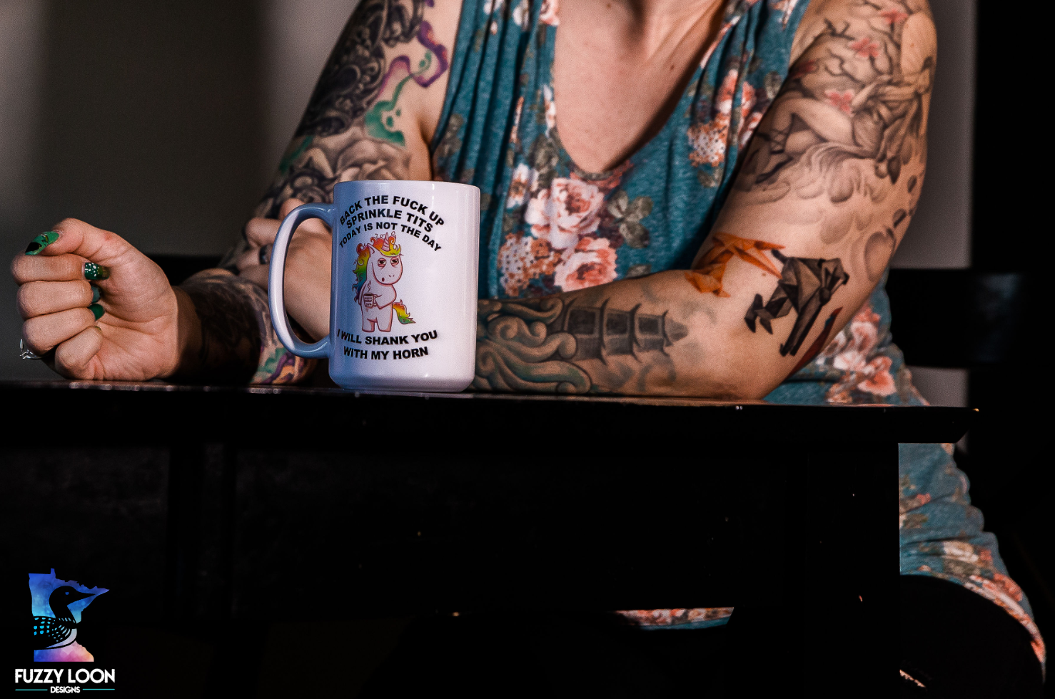 Fuzzy Loon Designs – Engroshandel Kaffekrus – Vulgært Unicorn Kaffekrus8