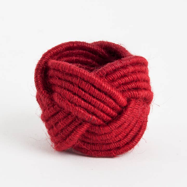 Fennco Styles - Wholesale Napkin Ring - Braided Jute Burlap Napkin Ring