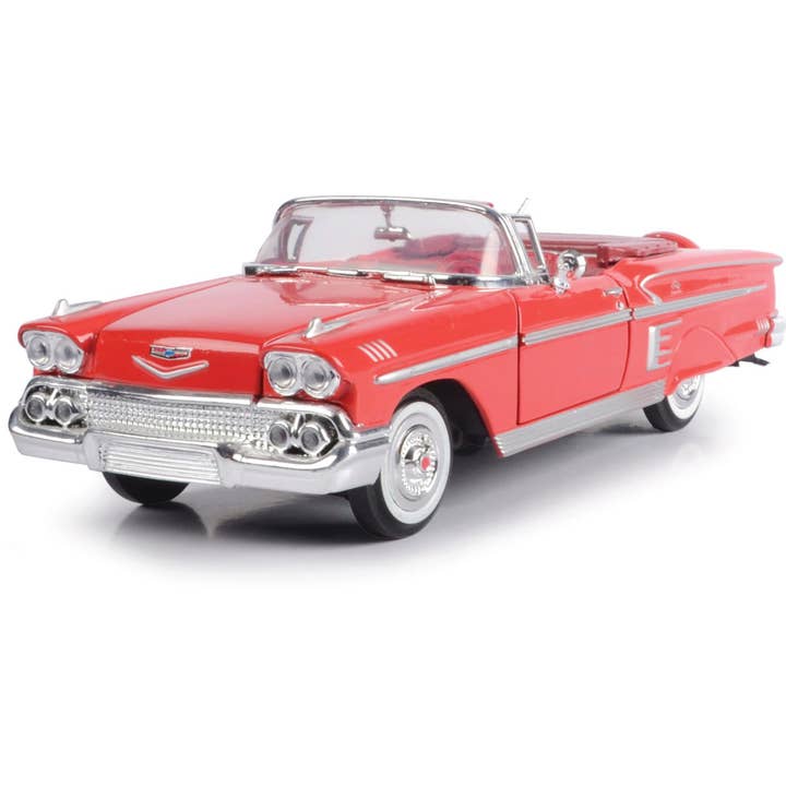 1958 Chevy Impala Convertible 1:24 Scale Diecast Model for wholesale by Historic Sales