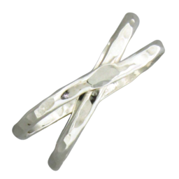 Mark Steel Jewelry - Wholesale Band/Stacked Ring - Criss Cross Ring1