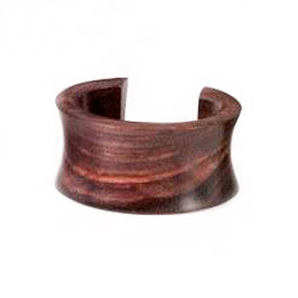 Concave Rosewood cuff for wholesale by BRANCH JEWELLERY