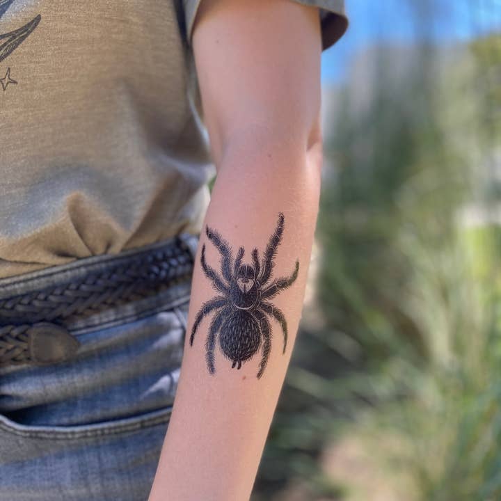 NatureTats - Wholesale Temporary tattoo - Tarantula Temporary Tattoo