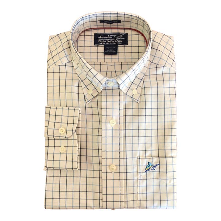 Buxton Button Down - Whitecap for wholesale by Knotted Pine Trading Co.
