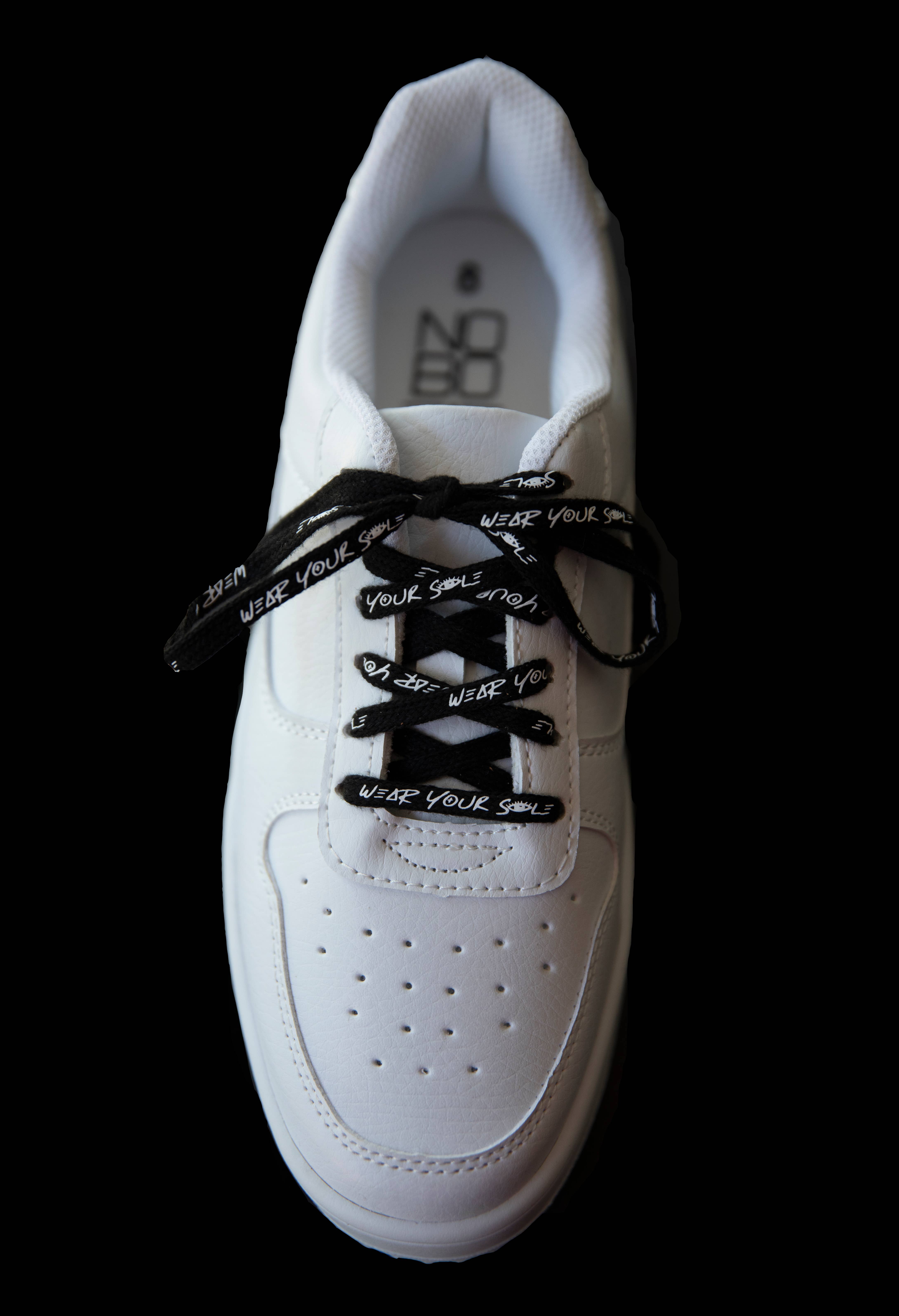 Wear Your Sole - Wholesale Shoelaces - Unisex - Logo KickStrands - Black5