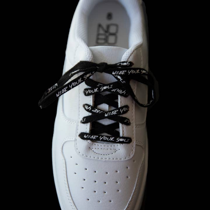 Wear Your Sole - Wholesale Shoelaces - Unisex - Logo KickStrands - Black5