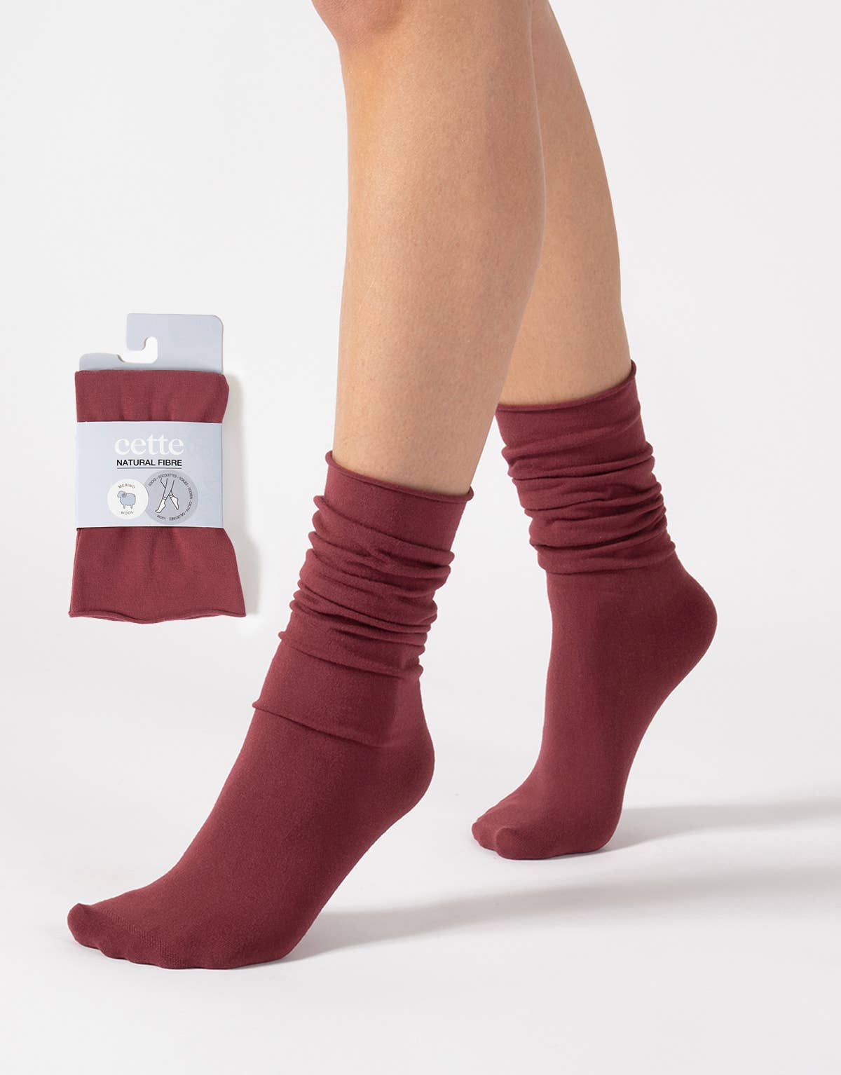 Cette - Wholesale Socks - Women's - Cashmere Wool Socks Loose Top, Winter Socks15