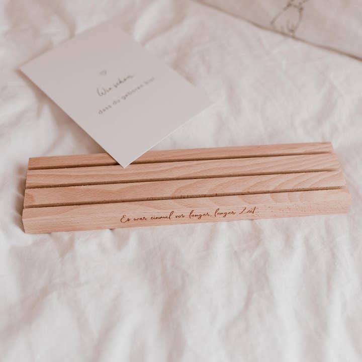 Eulenschnitt - Wholesale Picture Frame Stand - Large card stand 25cm long ago natural (pack of 6)2