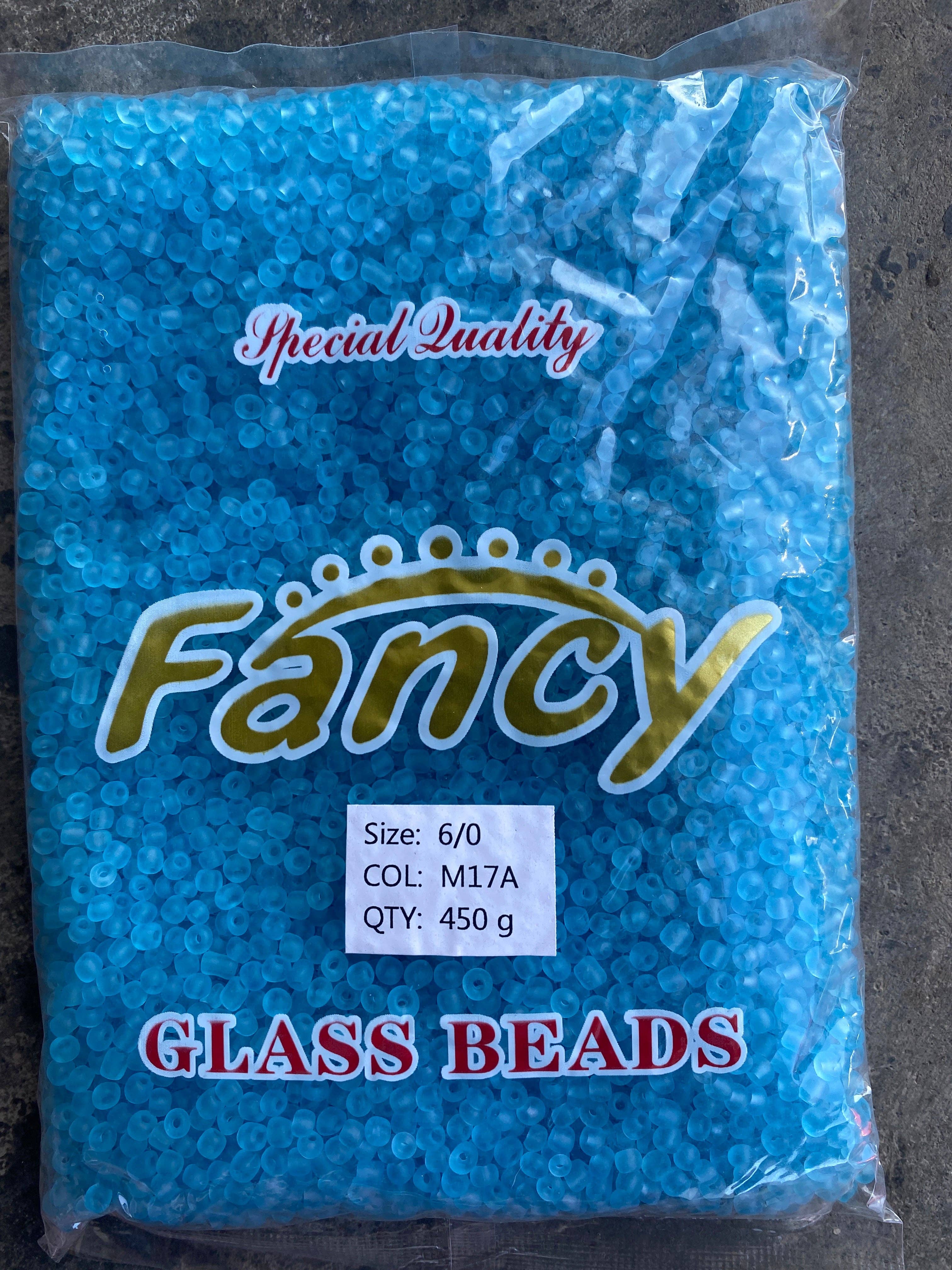 MaddieMayShop - Venta al por mayor Cuentas - Perlas de semillas 6/0, perlas de semillas a granel, perlas de vidrio esmerilado de 450 gramos33