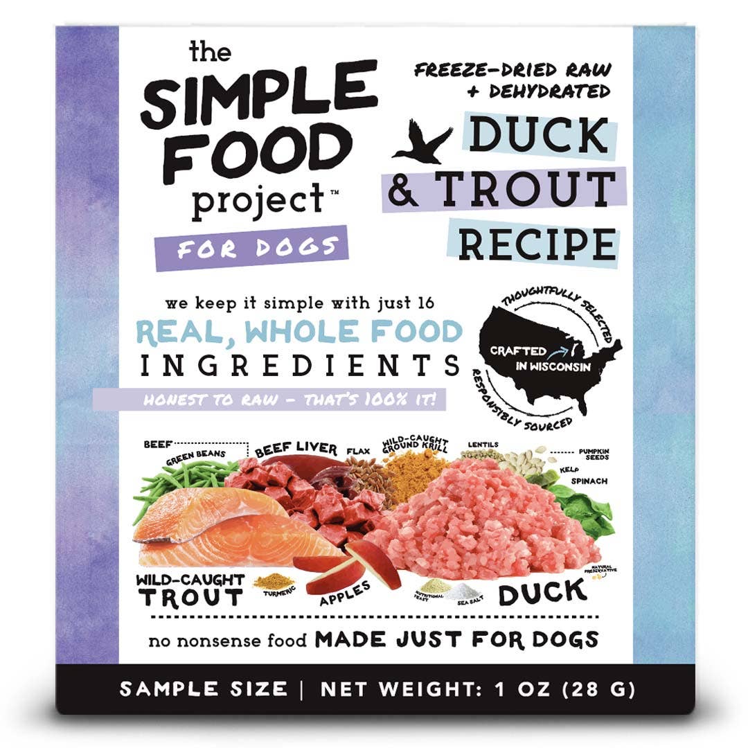 The Simple Food Project - Wholesale Pet Food - Dog - Duck & Trout Recipe for Dogs3