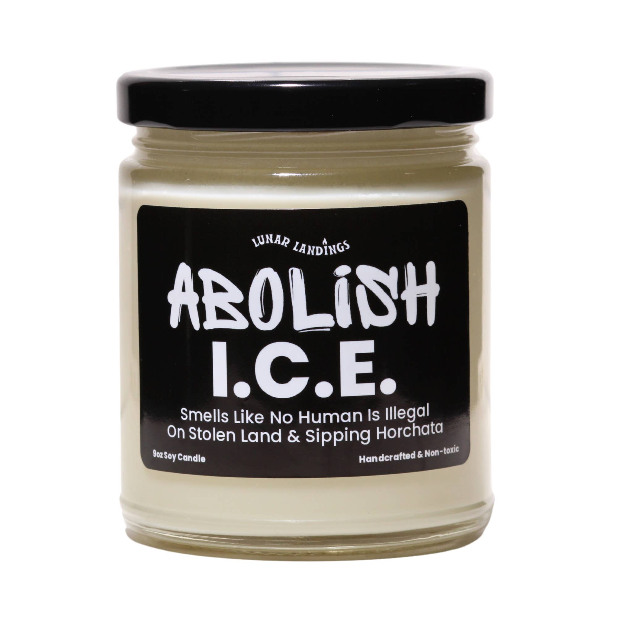 Lunar Landings – wholesale Burkljus – Doftar som Horchata & Avskaffa ICE Sojaljus