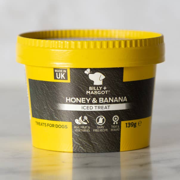 Dog Ice Cream - Natural Iced Treats Honey + Banana for wholesale by Billy + Margot