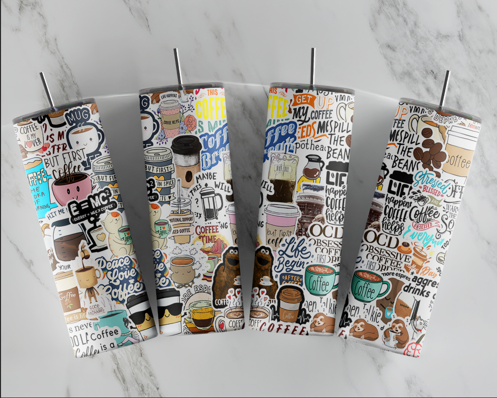 So Peachy Designs - Wholesale Insulated Mug/Tumbler - Coffee Tumbler, Coffee Lover Tumbler, Coffee Cup1