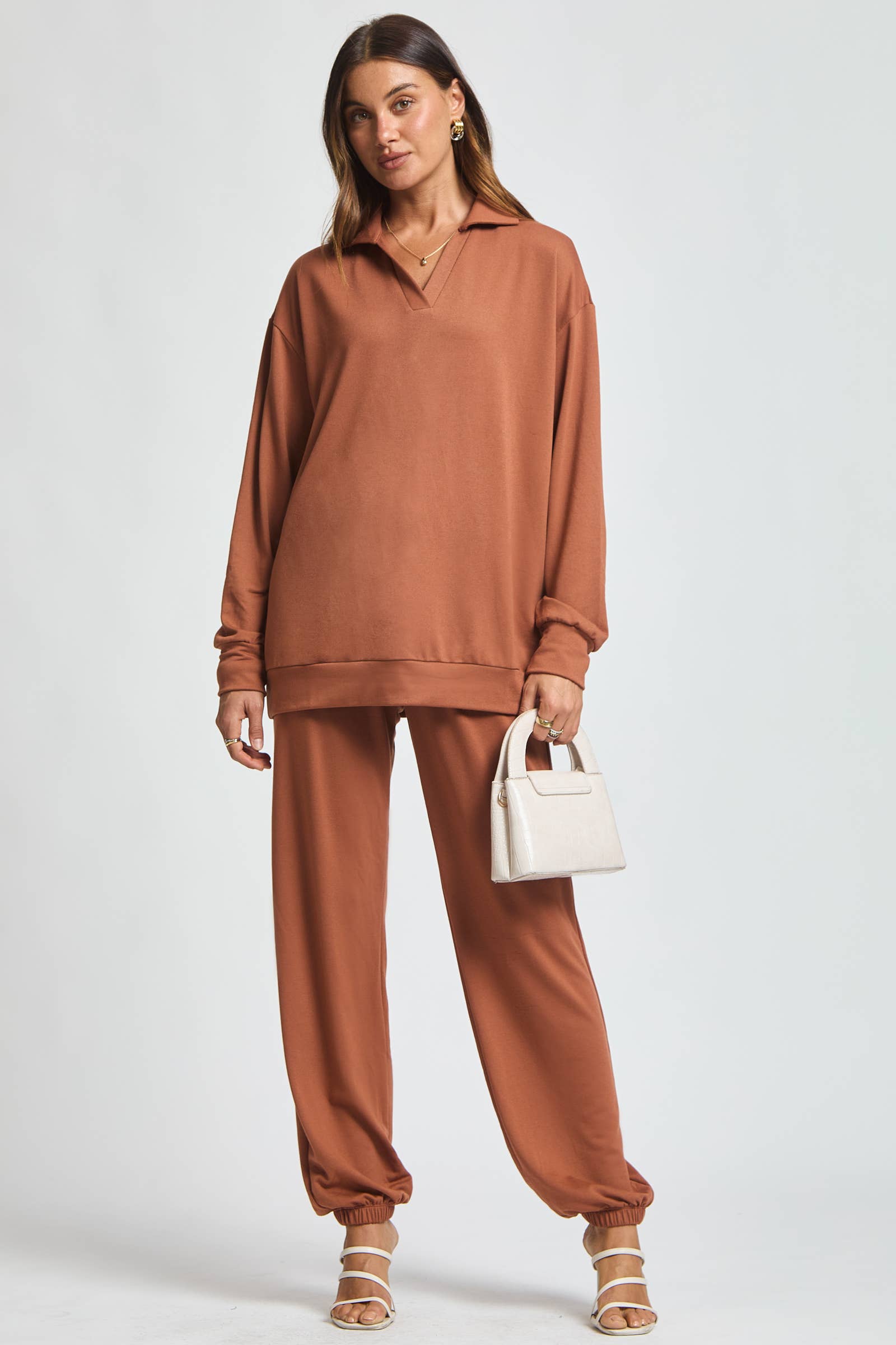 Dear Scarlett - Wholesale Lounge Set - Women's - 2-Piece French Terry Set TRVSET-WEEKEND0