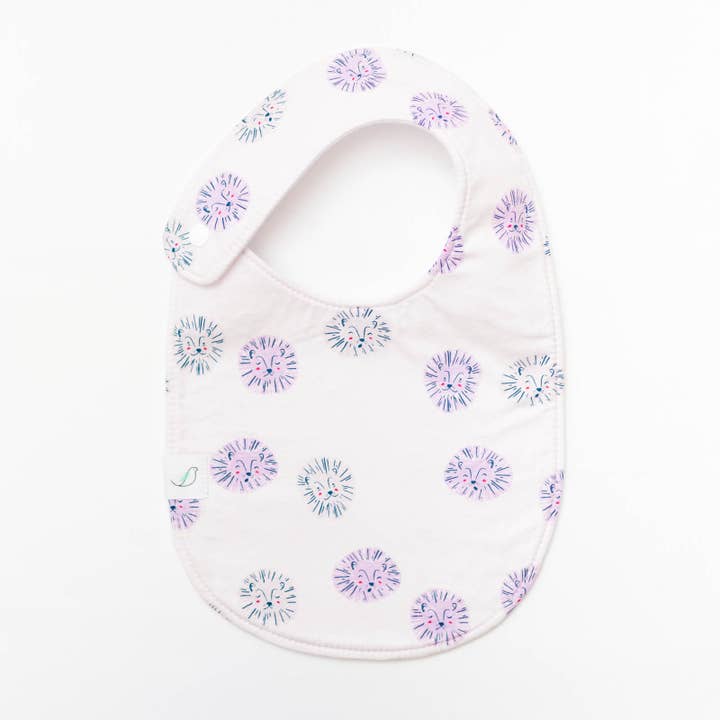 Charlie Snap Bib - Lions for wholesale by Hemming Birds