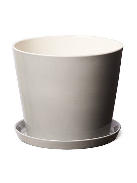 MACETA BLOOM CON PLATO 24 para venta al por mayor de Anne Black