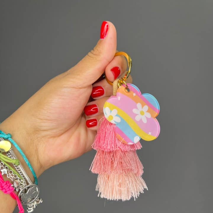 Rainbow Keychain for wholesale by Konfetti & Co