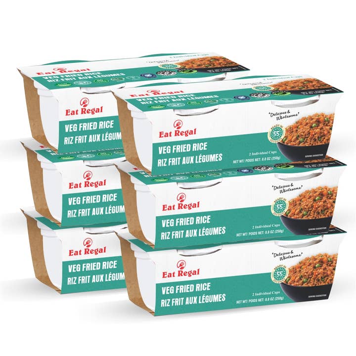 Regal Kitchen Foods - Wholesale Rice - Eat Regal Veg Fried Rice Cup - 8.8 Ounce