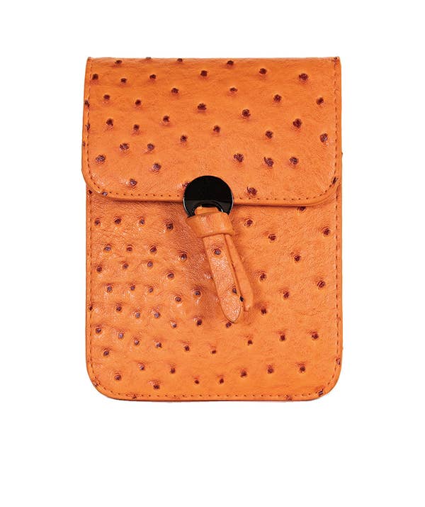 22 Tote - Wholesale Phone Wallet - Women's - Trendy Ostrich Cell Phone Bag5