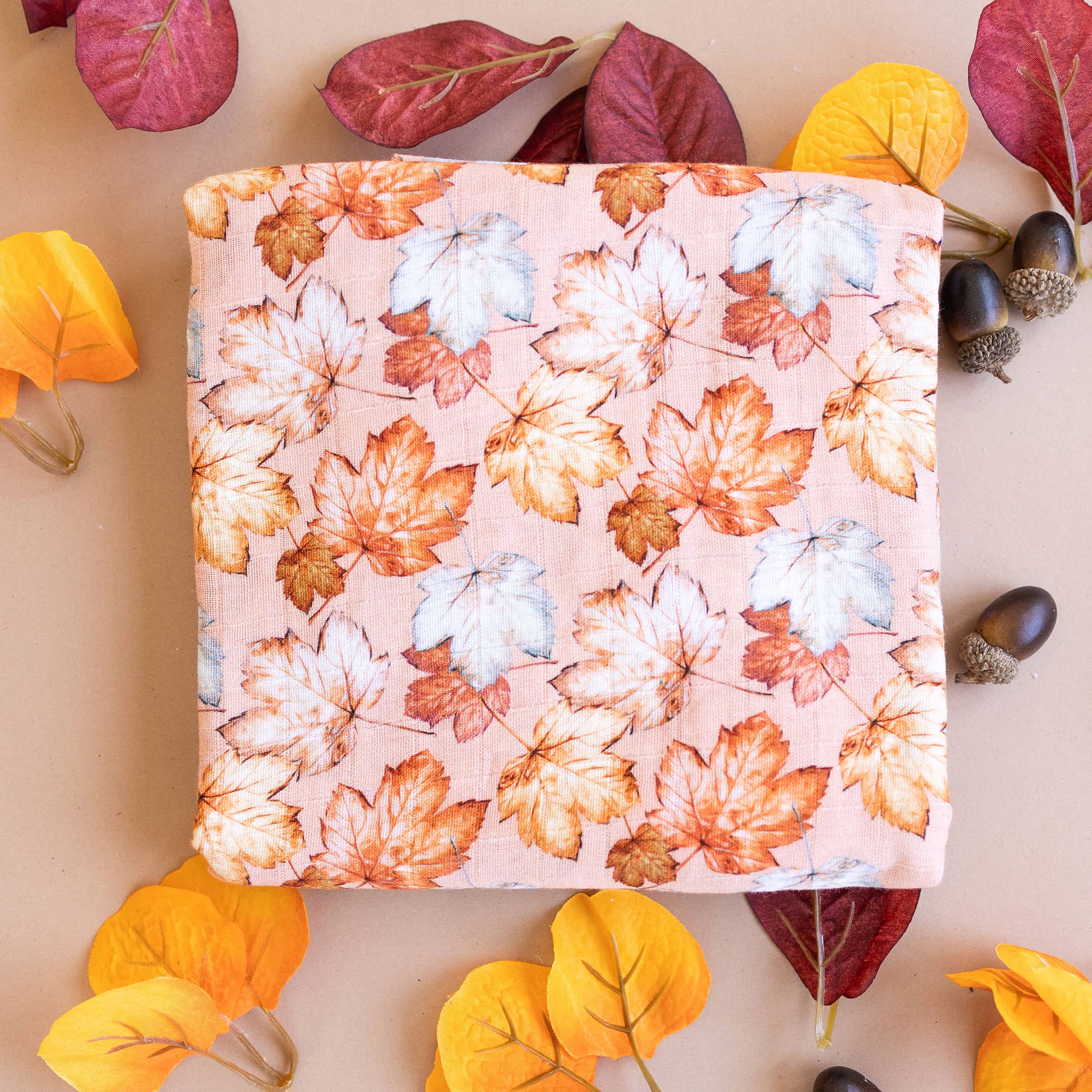 Peachier Goods - Wholesale Swaddle - Baby - Autumn Swaddle3