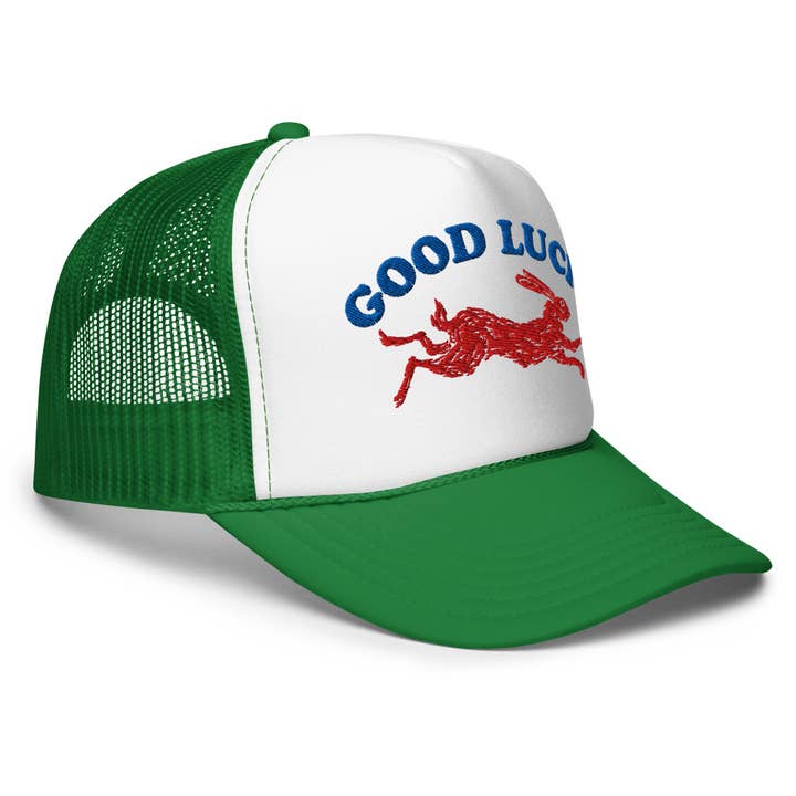 KILLER RETRO - Wholesale Trucker Hat - Unisex - Good Luck Embroidered Foam Trucker Hat11