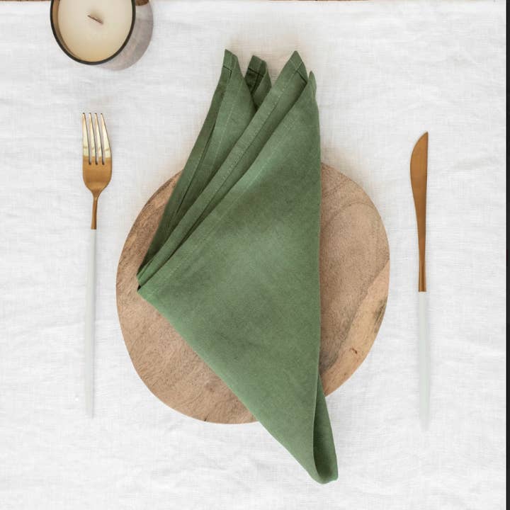 MagicLinen (We handle U.S. import procedures for you) - Wholesale Dinner & cloth napkin - Set of 2 linen napkins in bundle | Table decor15