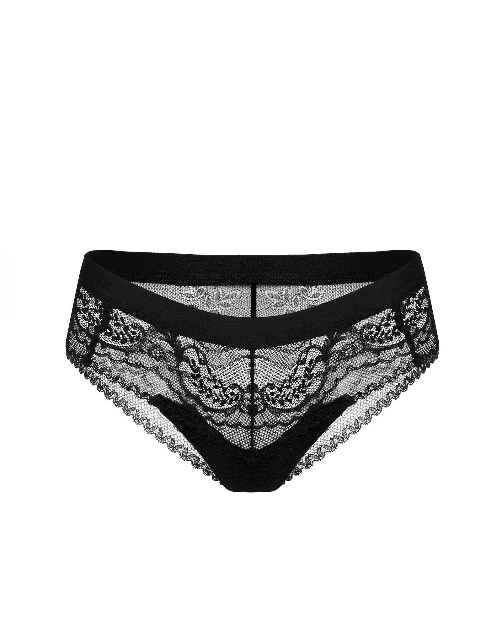 Black Mid-rise Cheeky Thong, Tauri for wholesale on Faire3