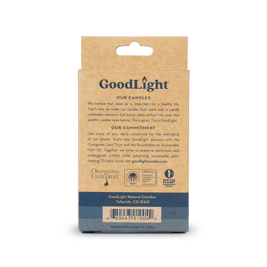 GoodLight Natural Candles - Wholesale Theelichtjes - Ongeparfumeerde theelichtkaarsen | Doos met 6 stuks2