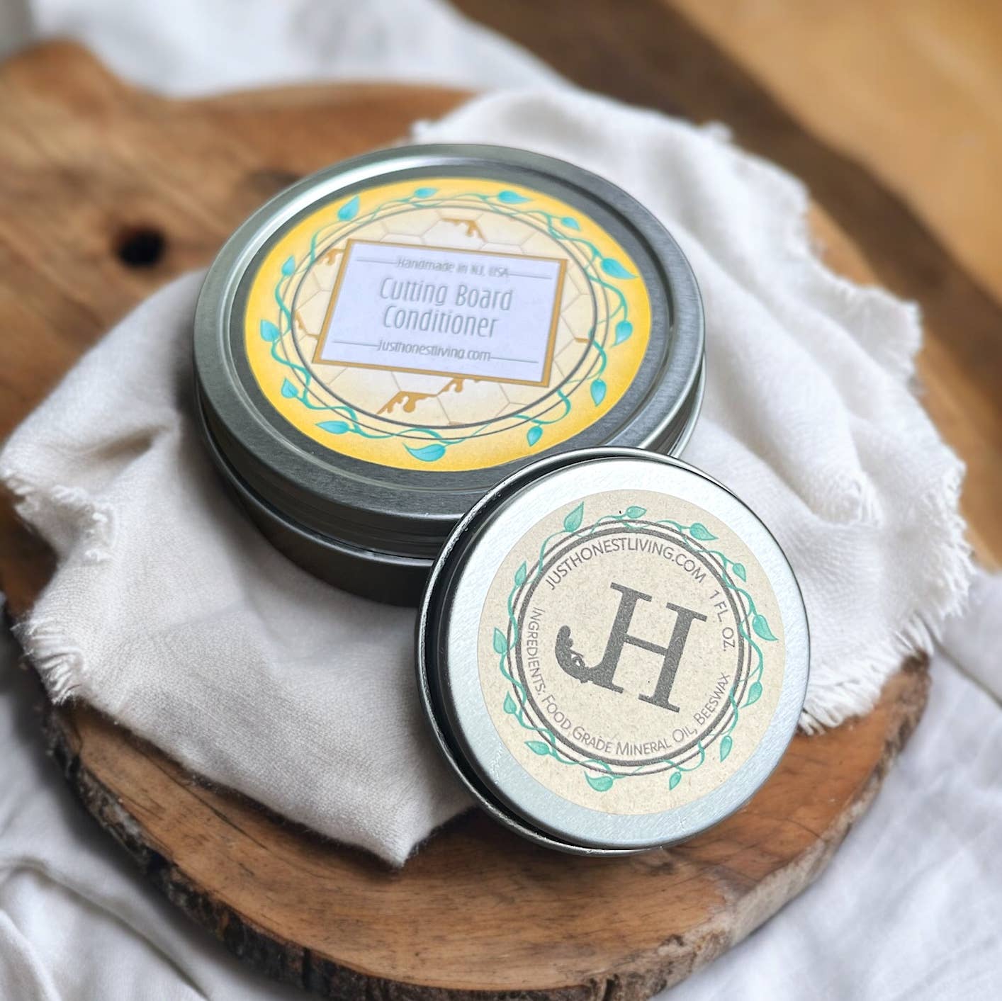 Just Honest Living LLC - Wholesale Wood Butter - Cutting Board Conditioner2