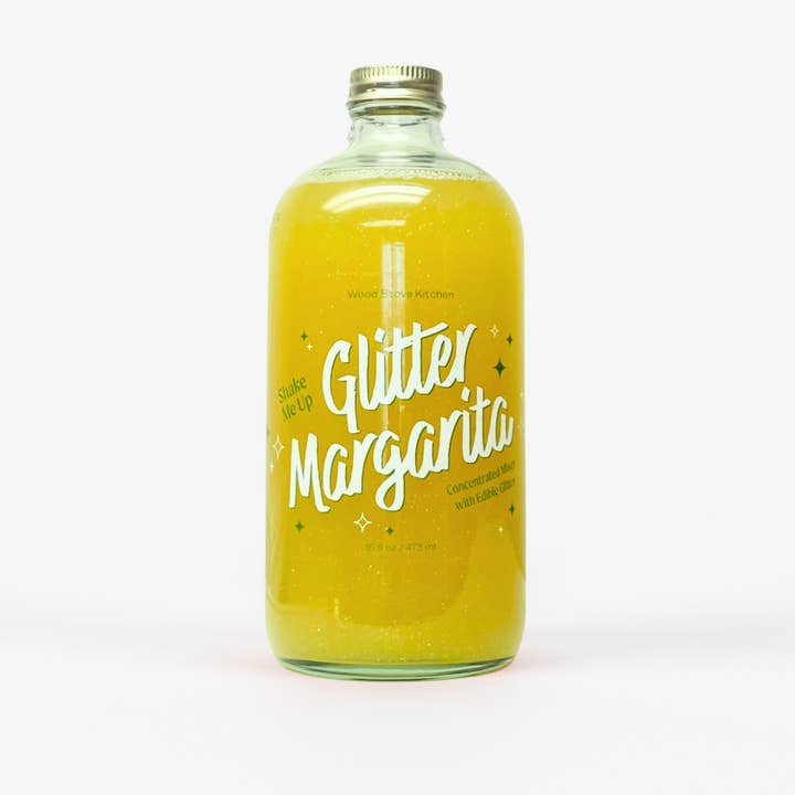 Wood Stove Kitchen - Wholesale Cocktail Mix/Syrup - Glitter Margarita Mixer, 16 fl oz