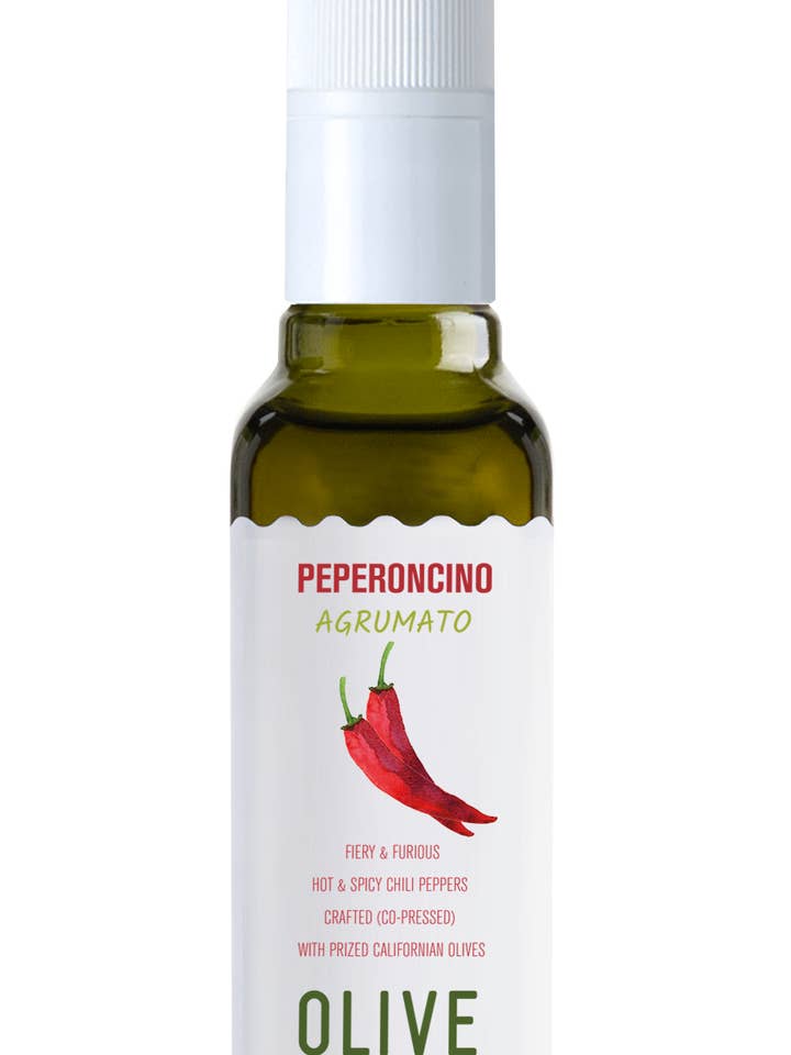 Chili "Peperoncino" Olive Oil for wholesale by Olive Truck