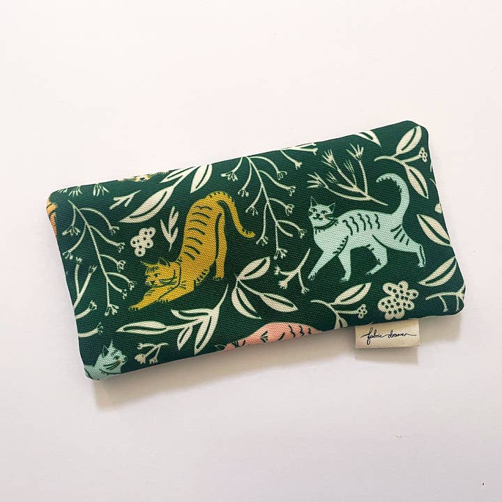 Handmade Fabric Sunglasses/Glasses Case - Cats for wholesale by Fabric Drawer