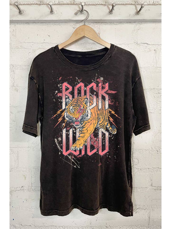 Rustee Clothing - Wholesale Screen Printed T-Shirt - Women's - Thunder Tiger