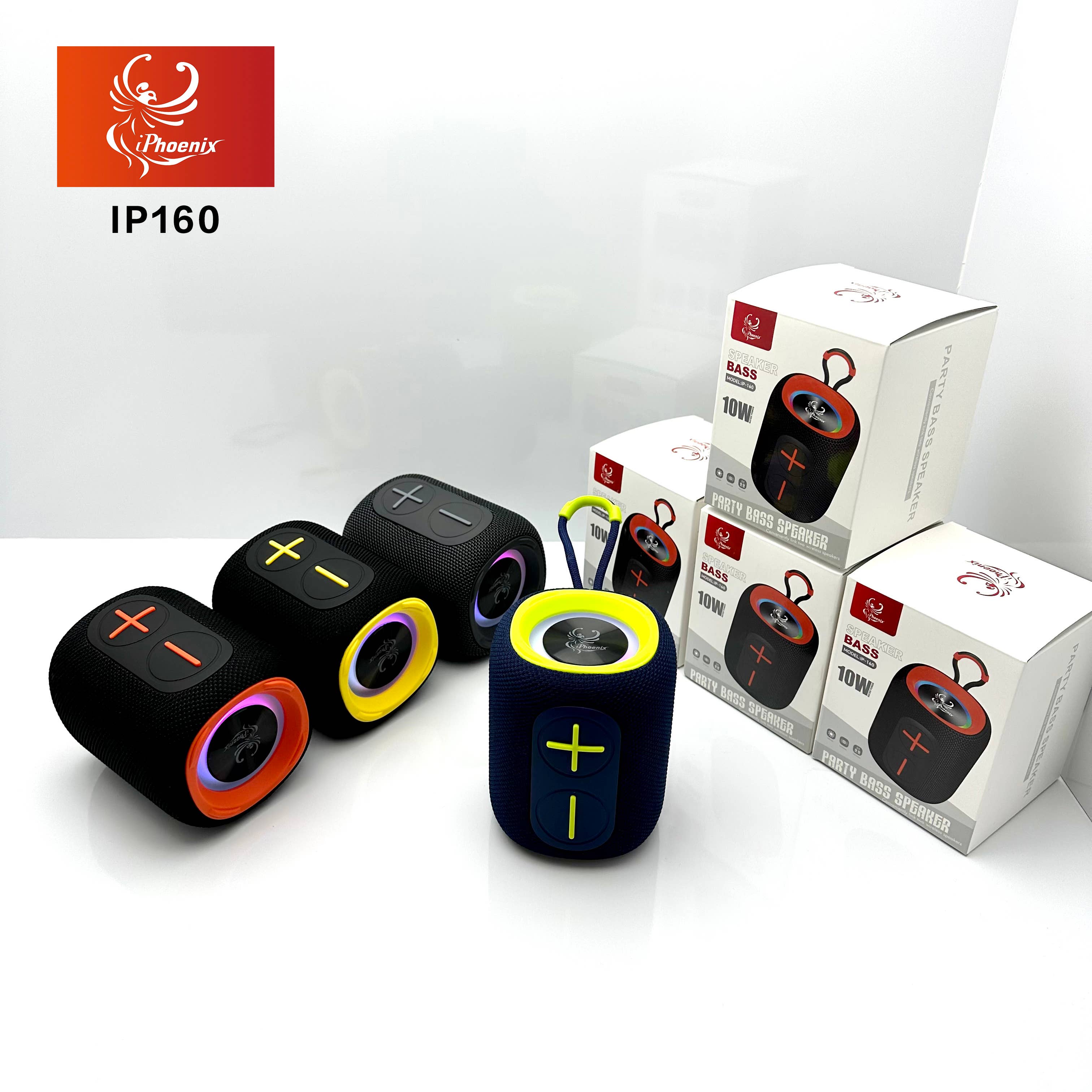 iPhoenix Technology Corporation - Wholesale Speakers - IP-160 Mini Portable 12 Hr Playtime 10W 1800mAh Speaker6