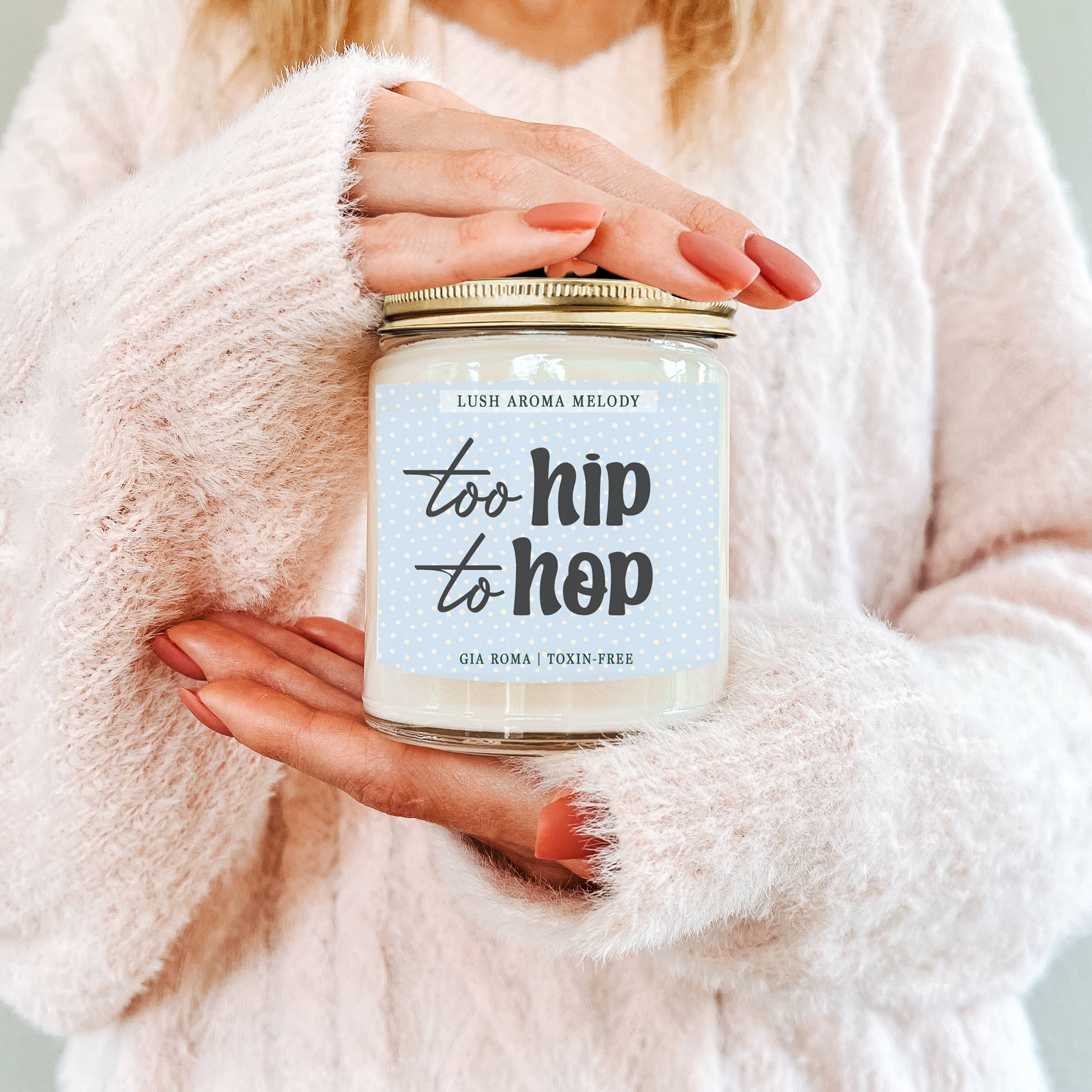 Gia Roma - Vendita all'ingrosso Candela in vasetto - Candele pasquali retrò con graziosi barattoli profumati alla soia primaverile14