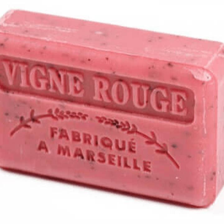 French Soap Wholesale - Vendita all'ingrosso Saponette - Sapone francese all'ingrosso di vite rossa 125g2