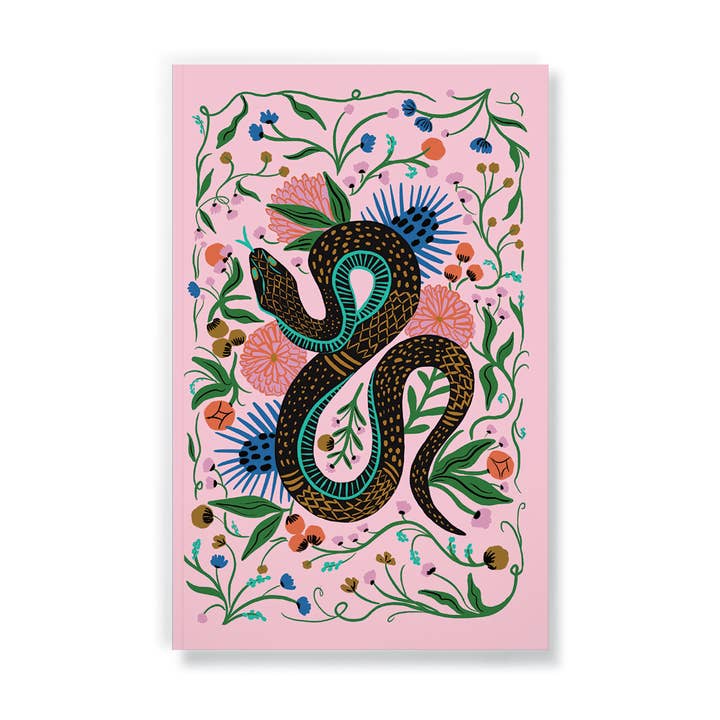 Charmed Snake Classic Layflat Notebook for wholesale by Denik